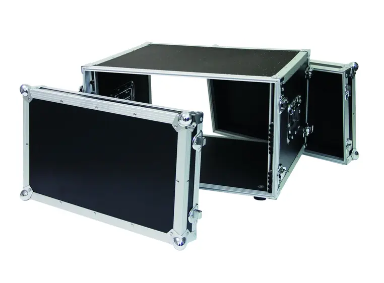 Effect rack CO DD, D:36cm, 6U, svart 